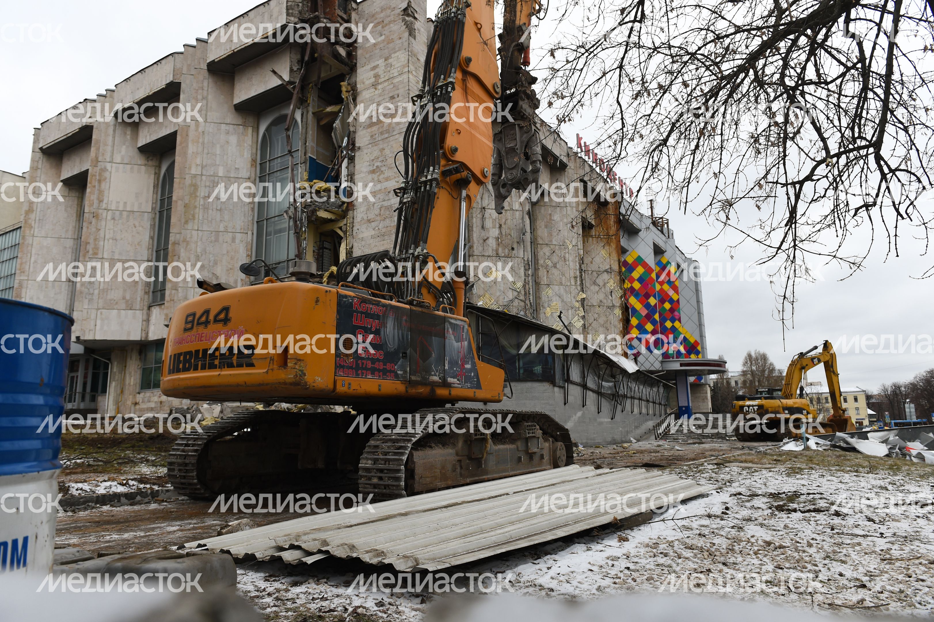 Снос кинотеатра «Соловей» в Москве