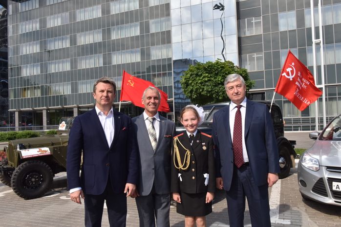 Старт автопробега «Дорогами славы Подмосковья» в Красногорске