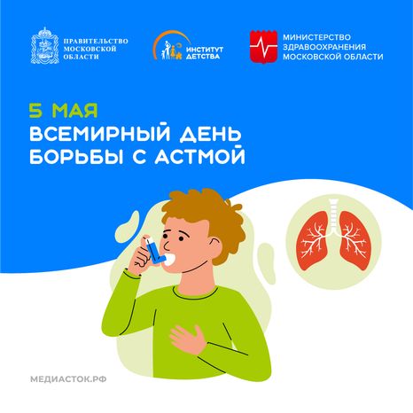 6 мая Всемирный день борьбы с астмой  квадрат