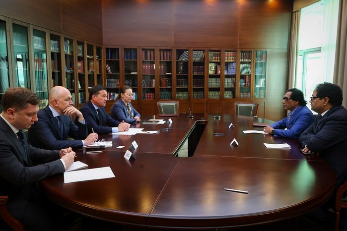 Встреча Губернатора Подмосковья с управляющим директором «Uflex Group» Ашоком Чатурведи