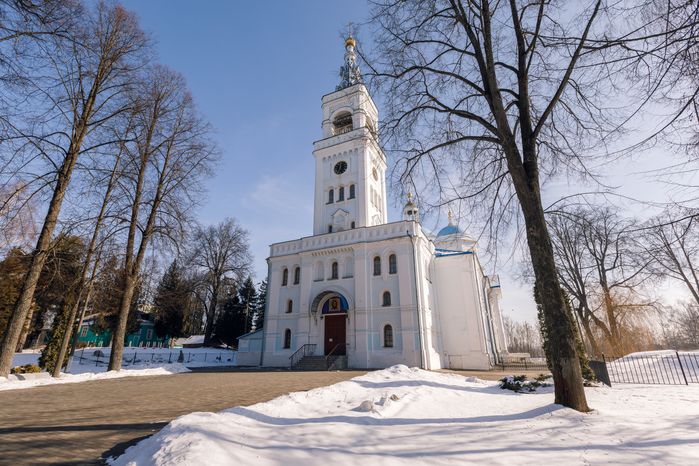 Собор Спаса Нерукотворного Образа в Спасо-Влахернском женском монастыре в поселке Деденево Дмитровского округа