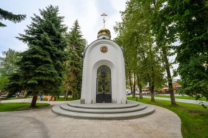 Часовня на площади Победы в Ногинске Богородского округа