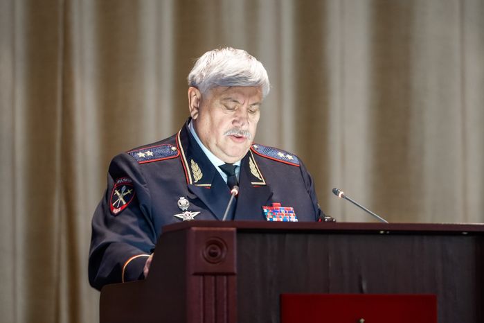 Виктор Пауков на заседании коллегии Главного управления МВД России по Московской области