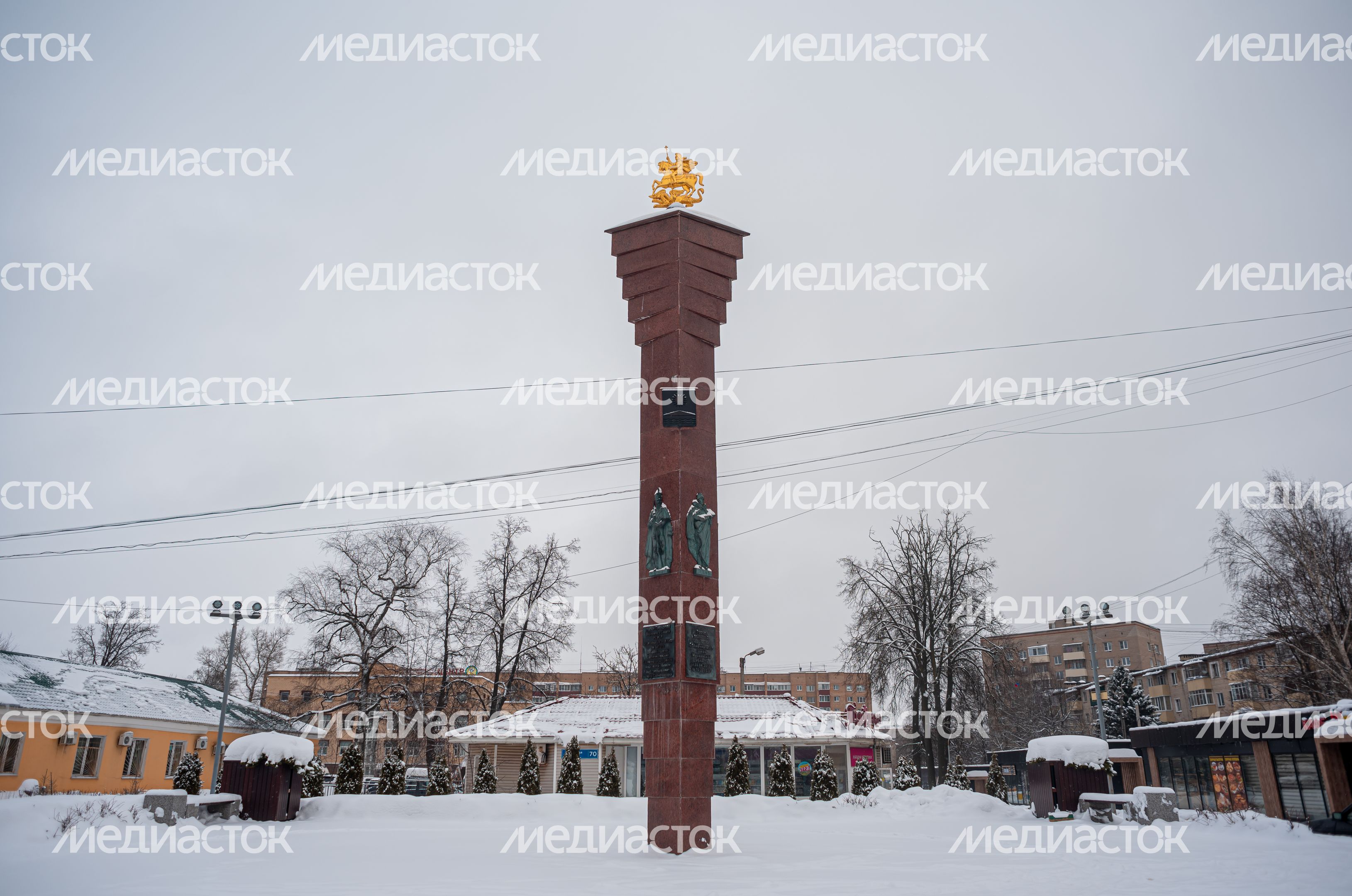 Зимние виды города Солнечногорск