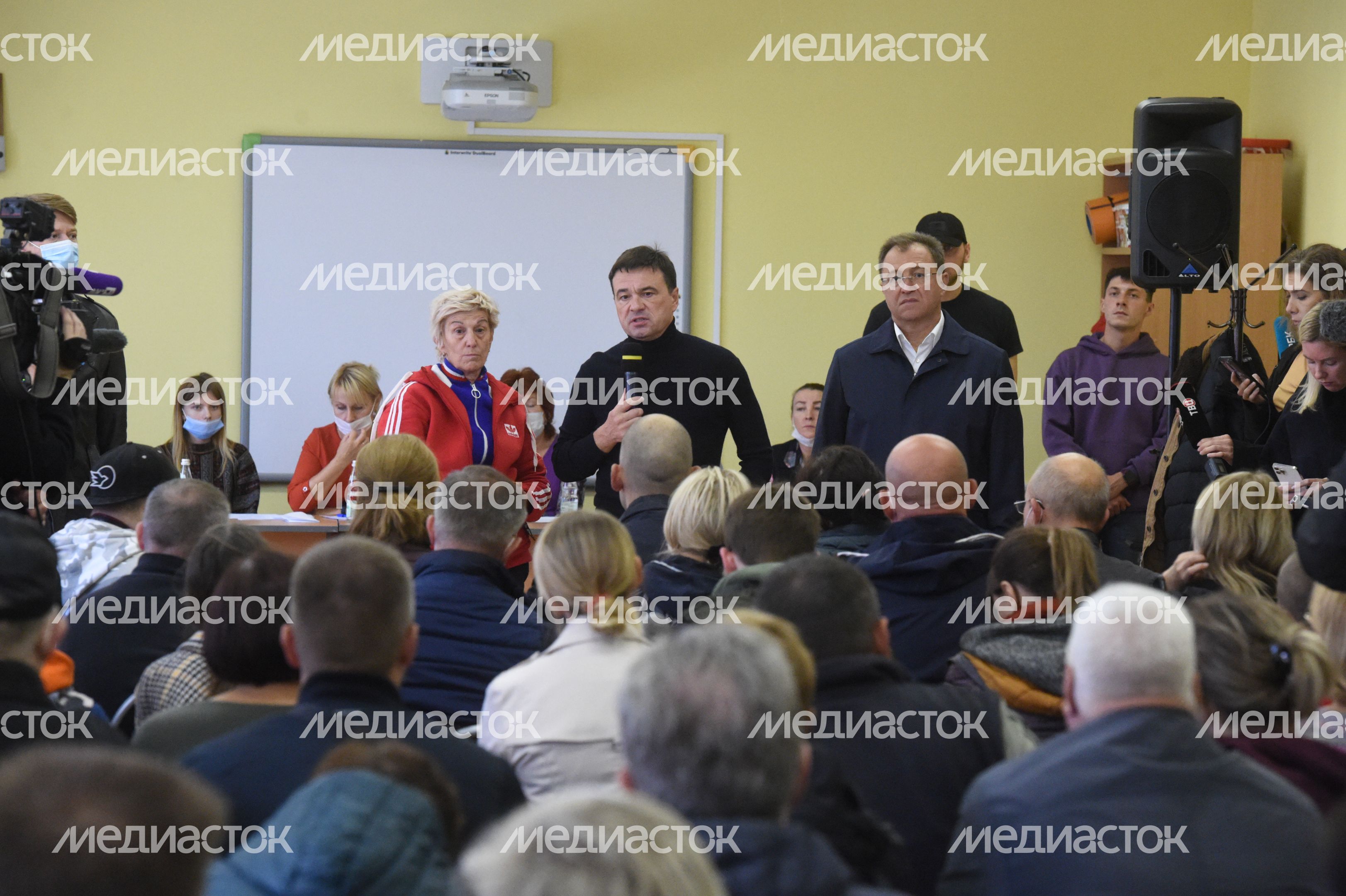 Кадры с места взрыва газа в жилом доме в Ногинске