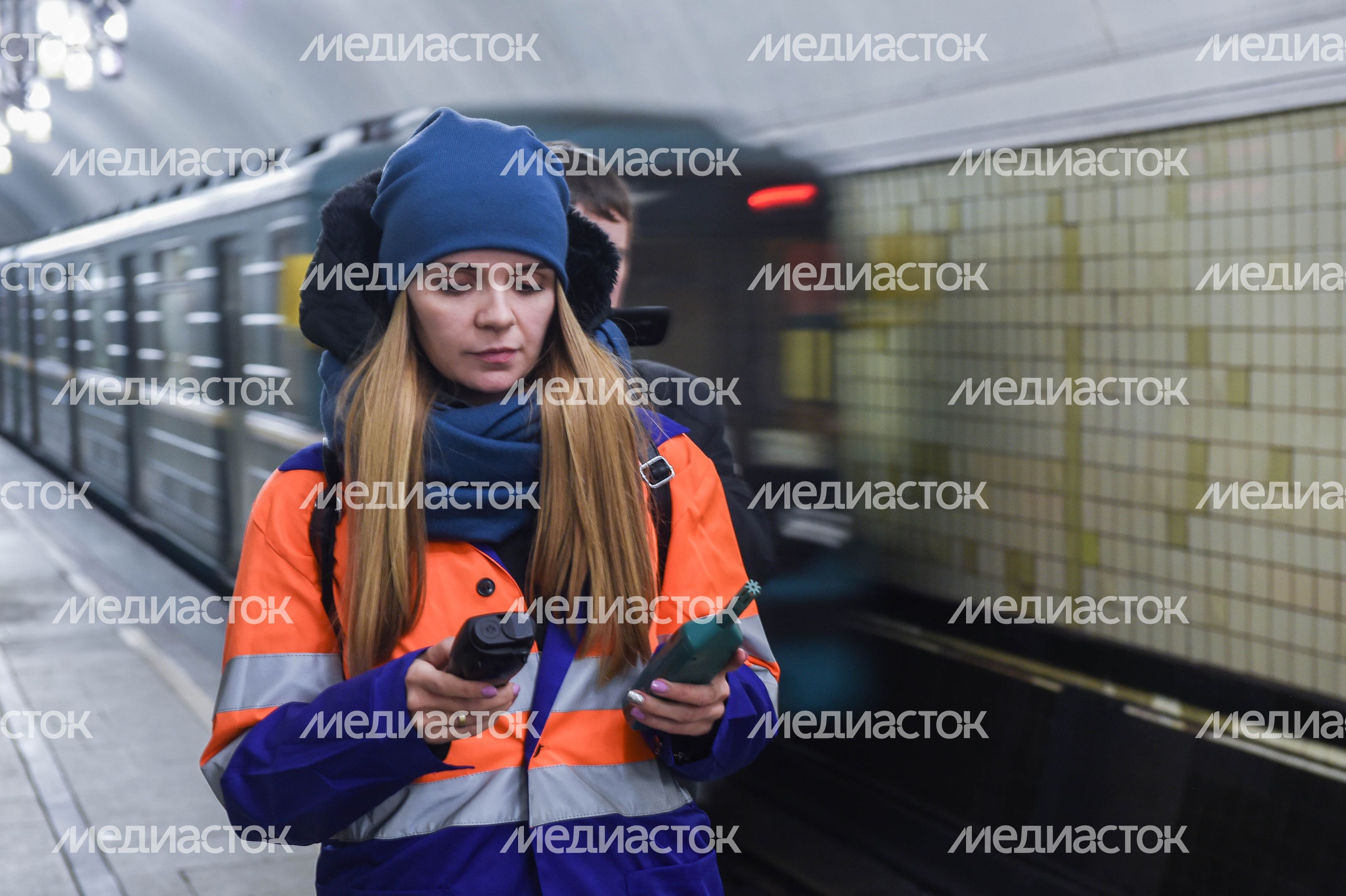 Проверка воздуха в Московском метрополитене
