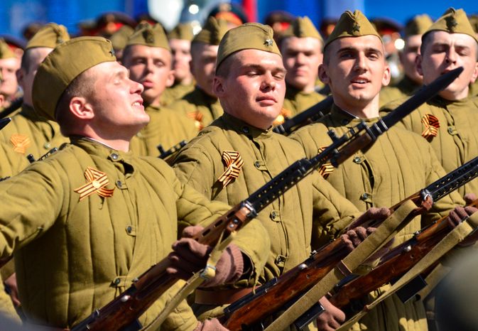 Генеральная репетиция парада Победы на Красной площади