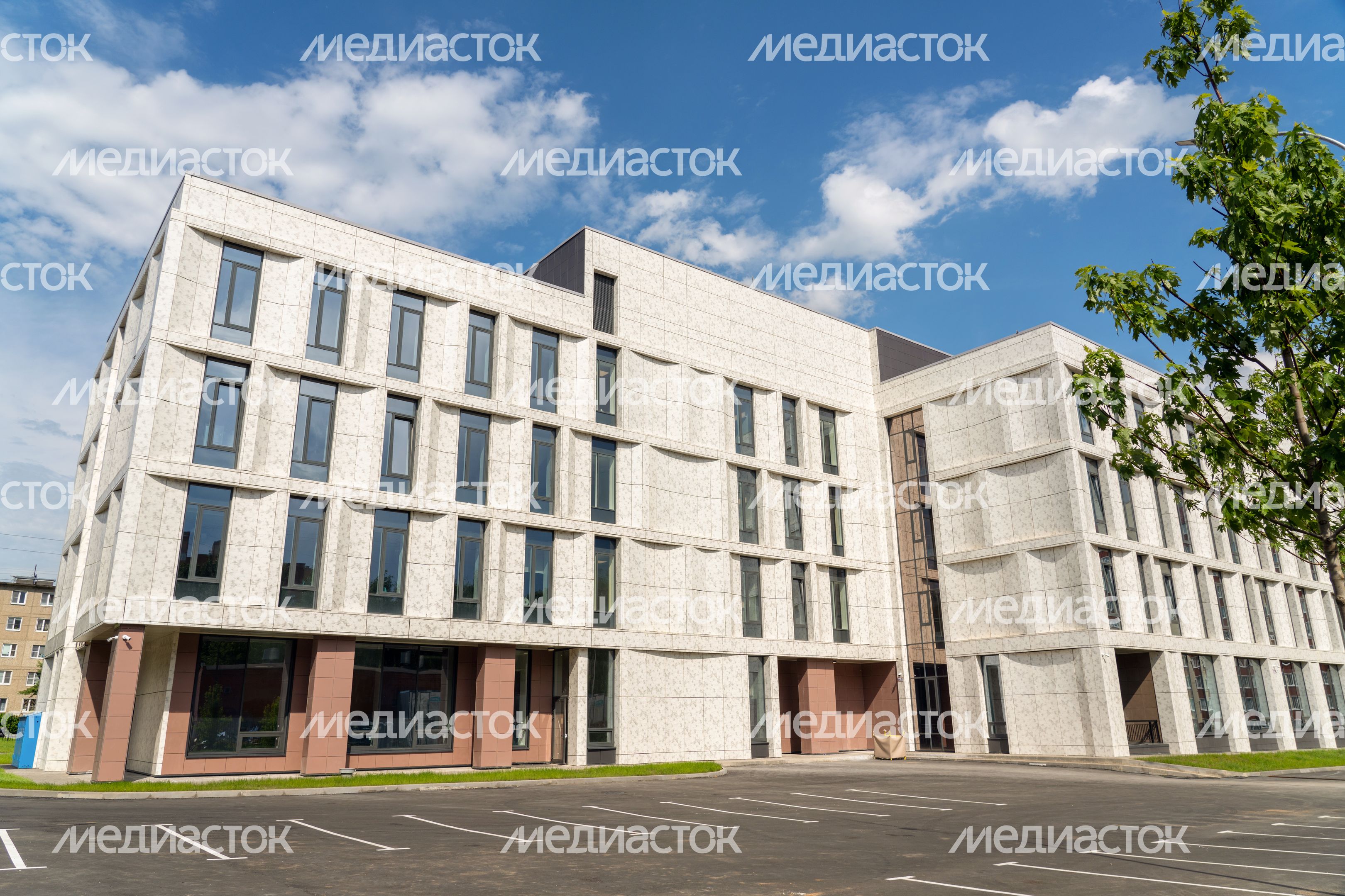 Новая детская поликлиника на улице Мира в Чехове