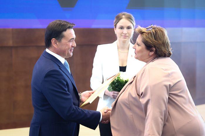 Поздравление соцработников с их профессиональным праздником Губернатором Подмосковья