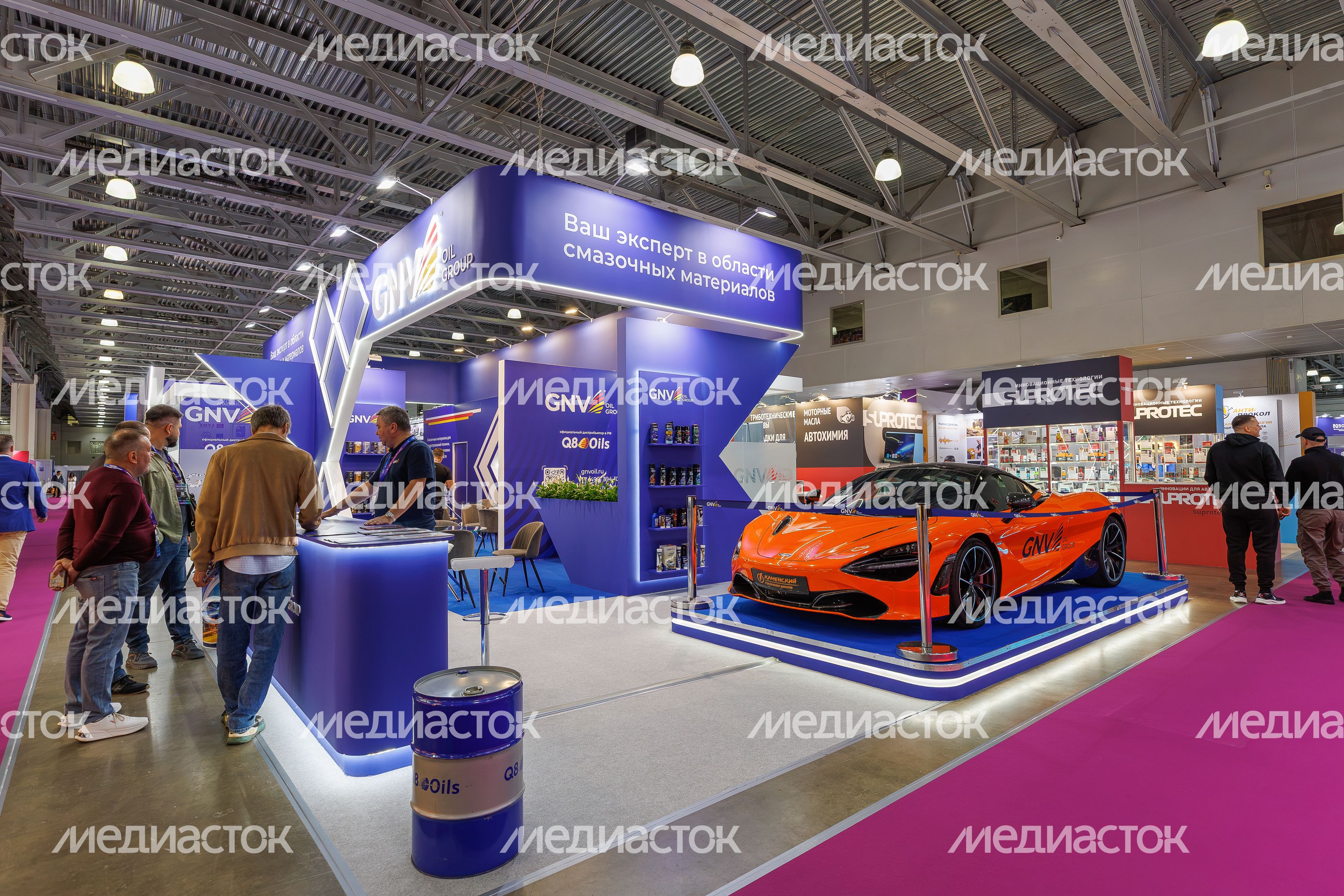 Выставочный стенд производителей автозапчастей, оборудования для ремонта на выставке «АвтоКластер 2026» в «Крокус Экспо»