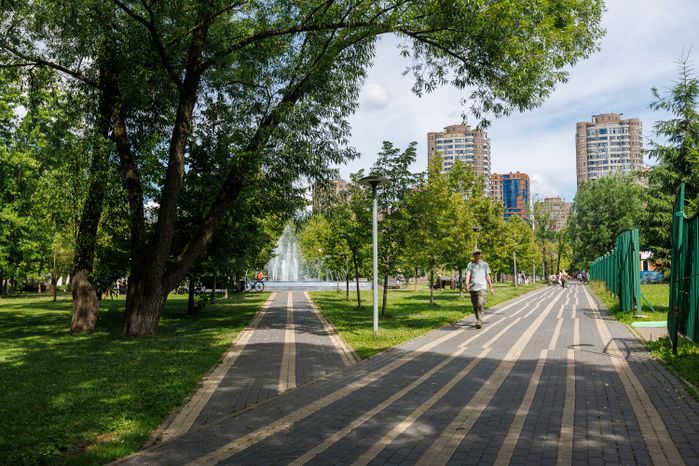 Центральный парк Реутова летом