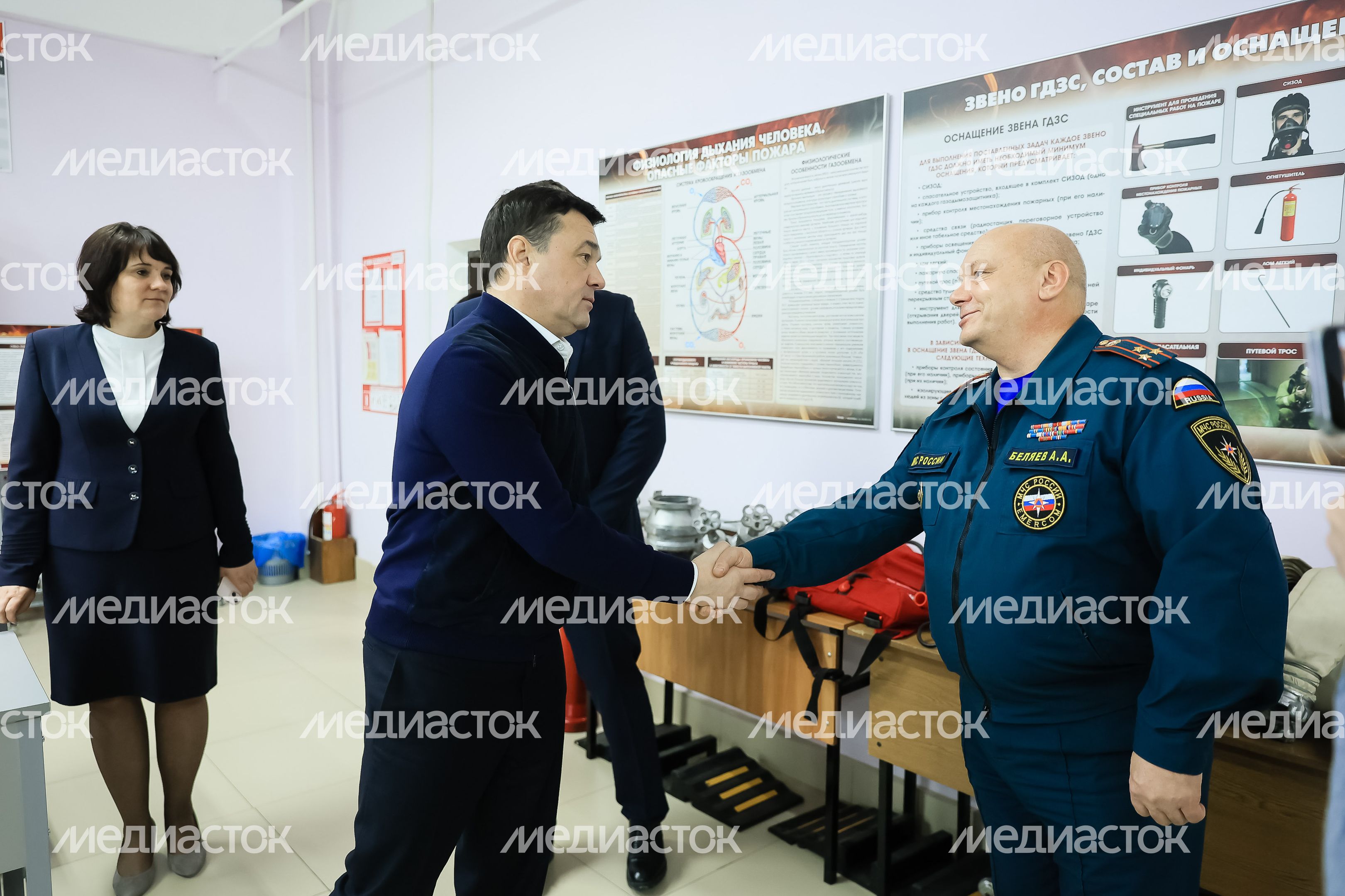 Посещение Губернатором Павлово-Посадского Техникума