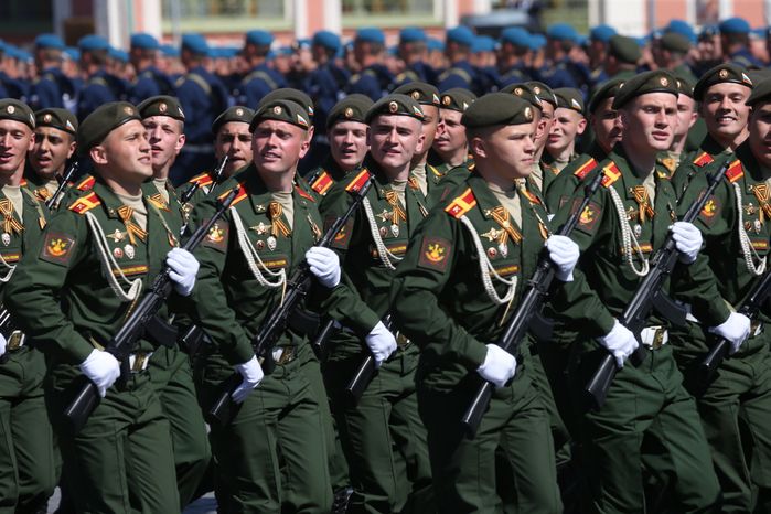 Парад Победы на Красной площади в Москве