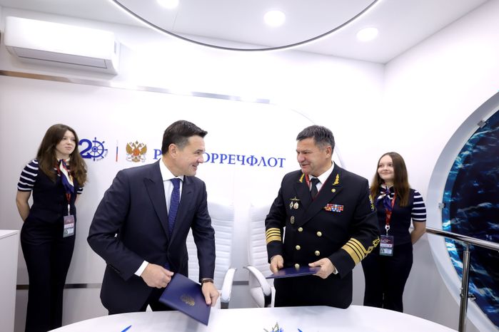 Губернатор Московской области и глава Росморречфлота подписали соглашение о сотрудничестве