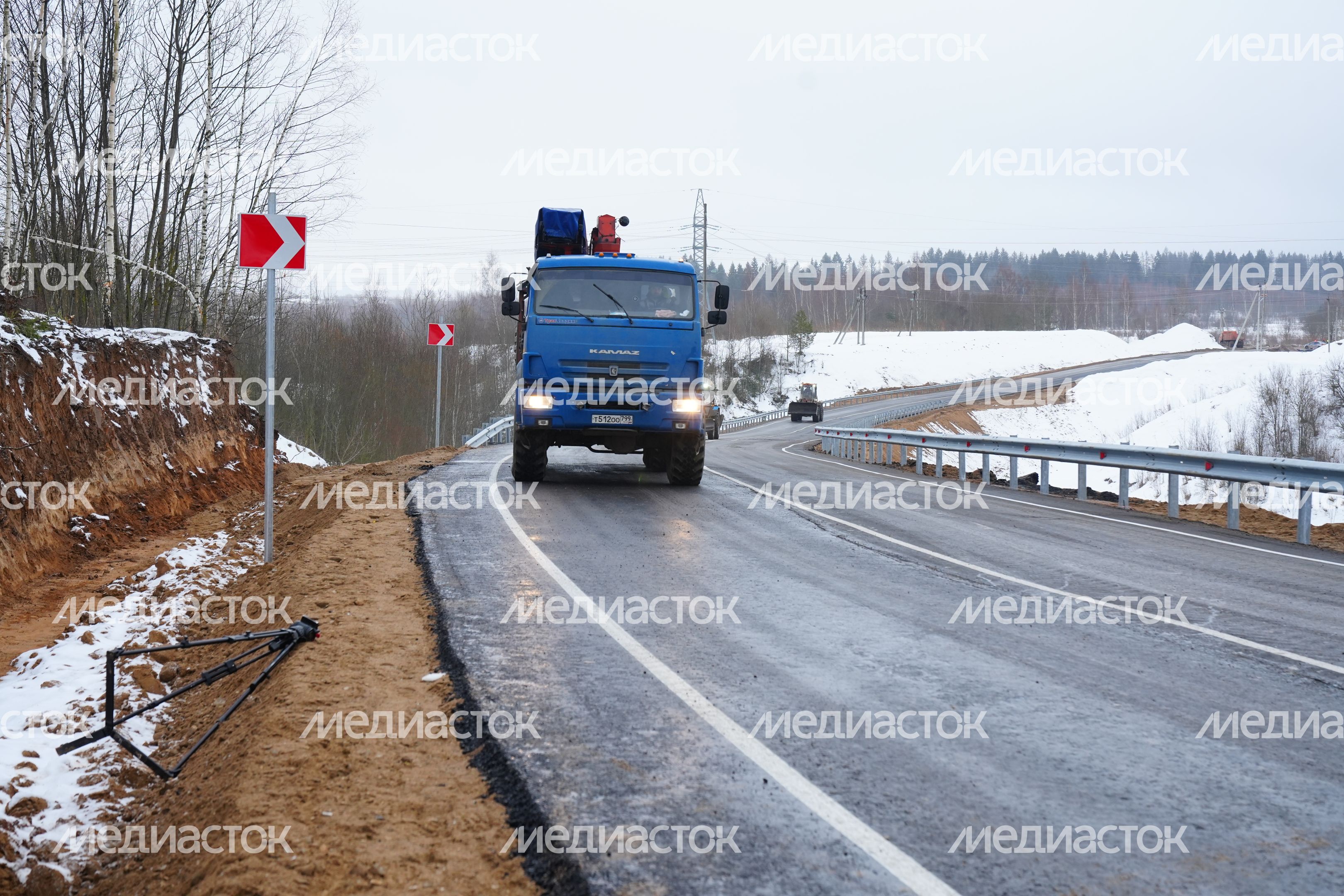 Движение по объездной дороге посёлка Тучково открыли в Рузском округе