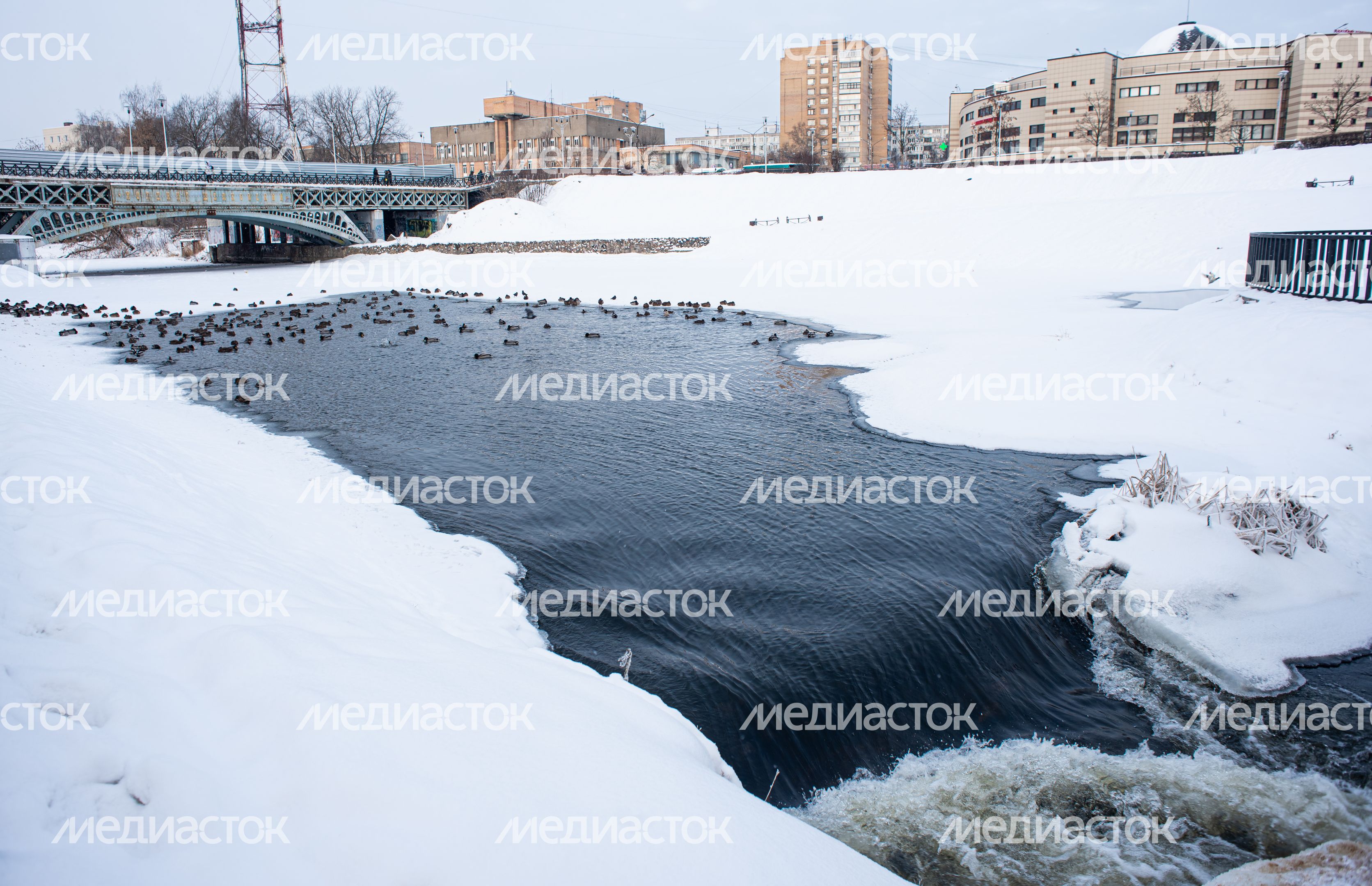 Зимние виды города Щелково