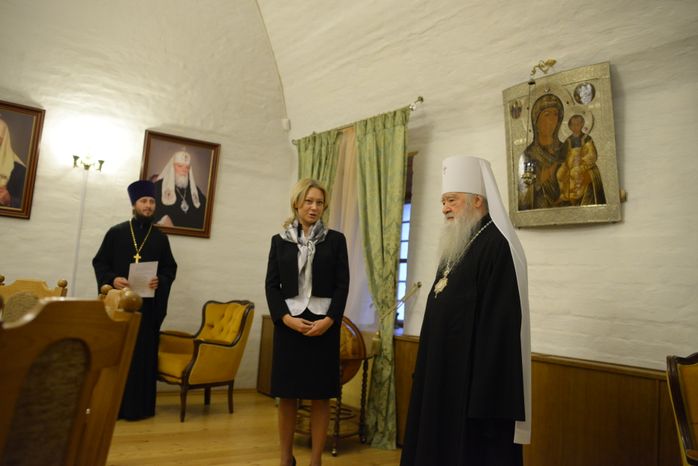 Награждение в Новодевичьем монастыре