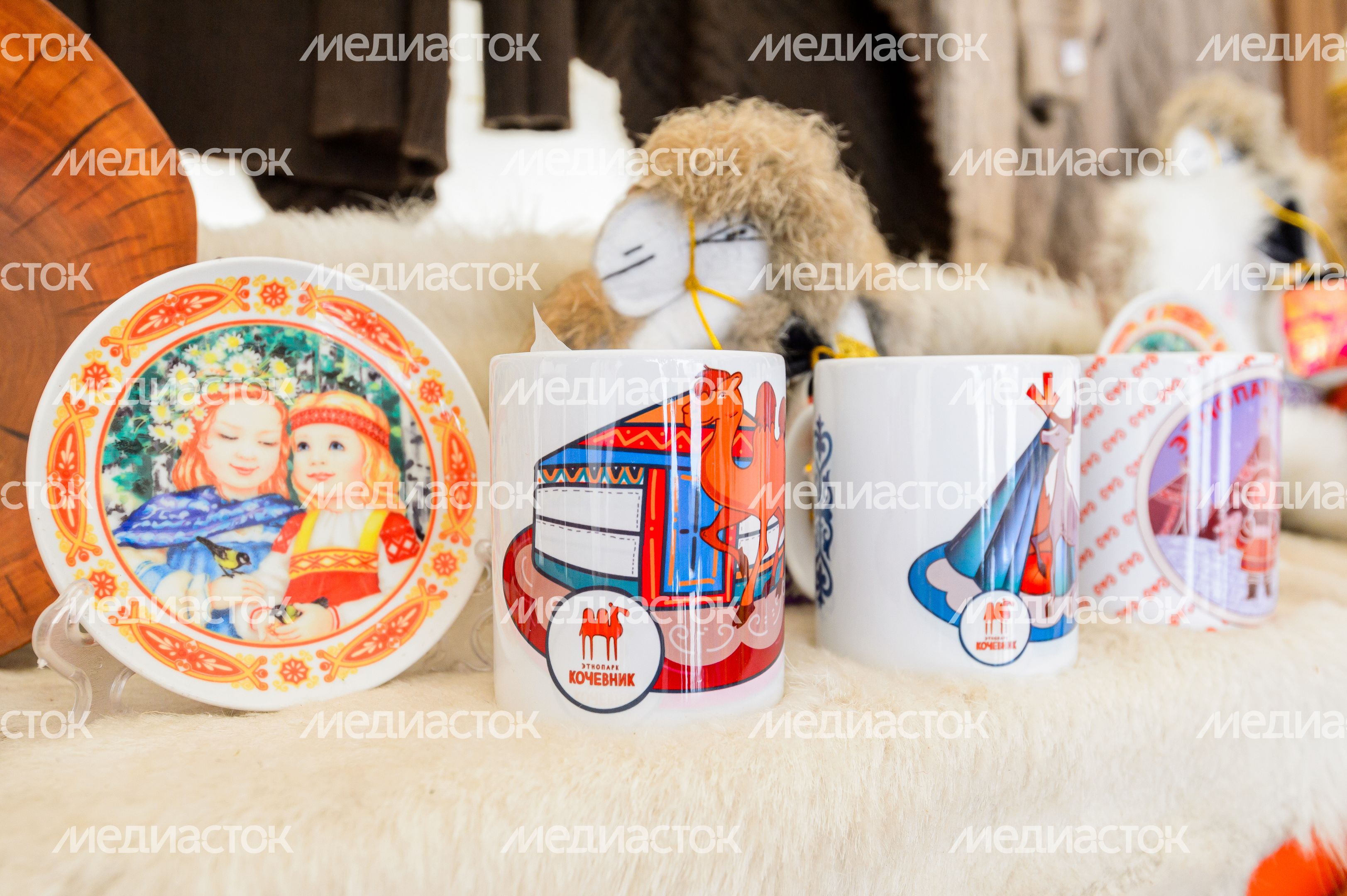 Этнопарк «Кочевник» в Хотьково зимой