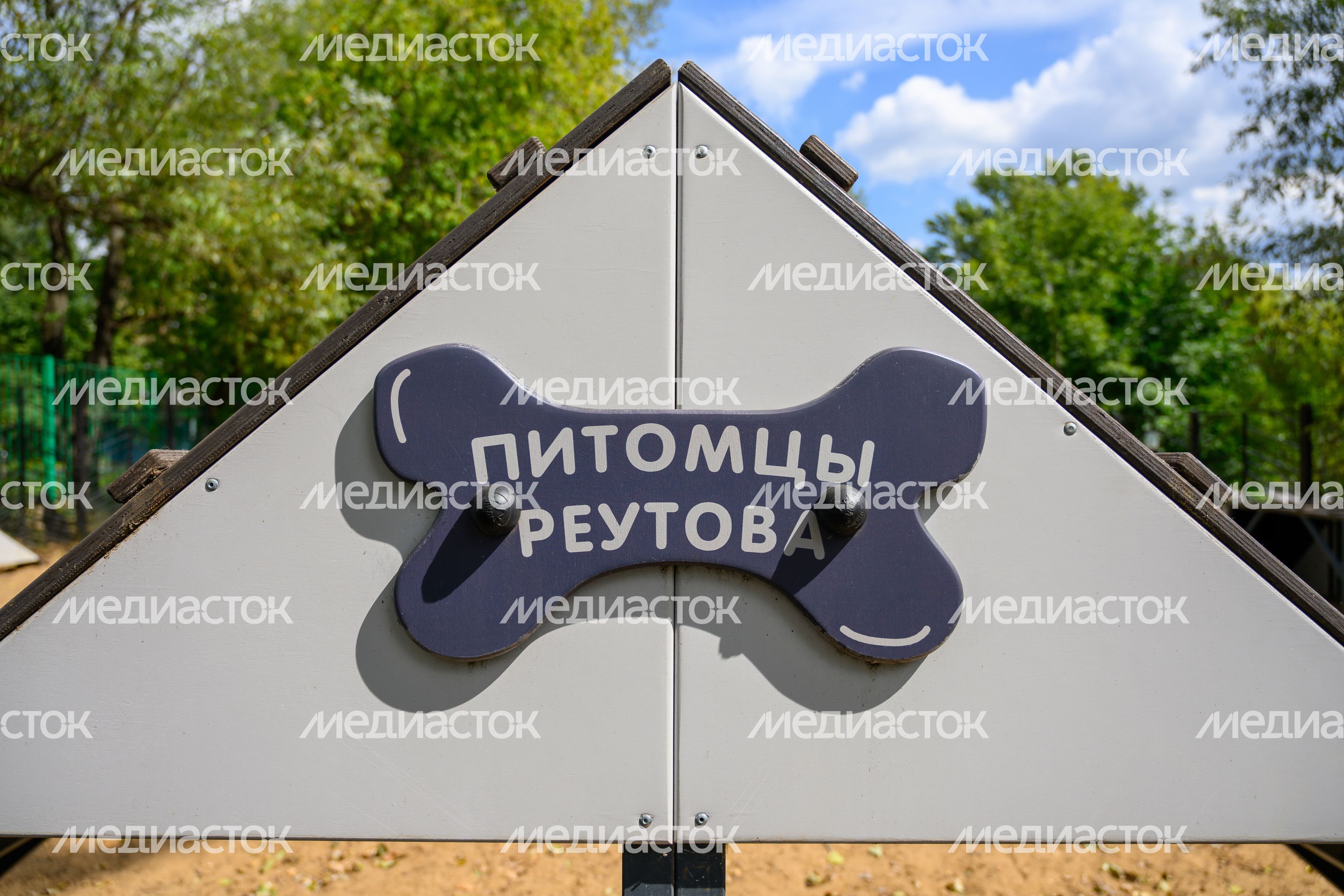 Площадка для выгула собак на улице Дзержинского в Реутове