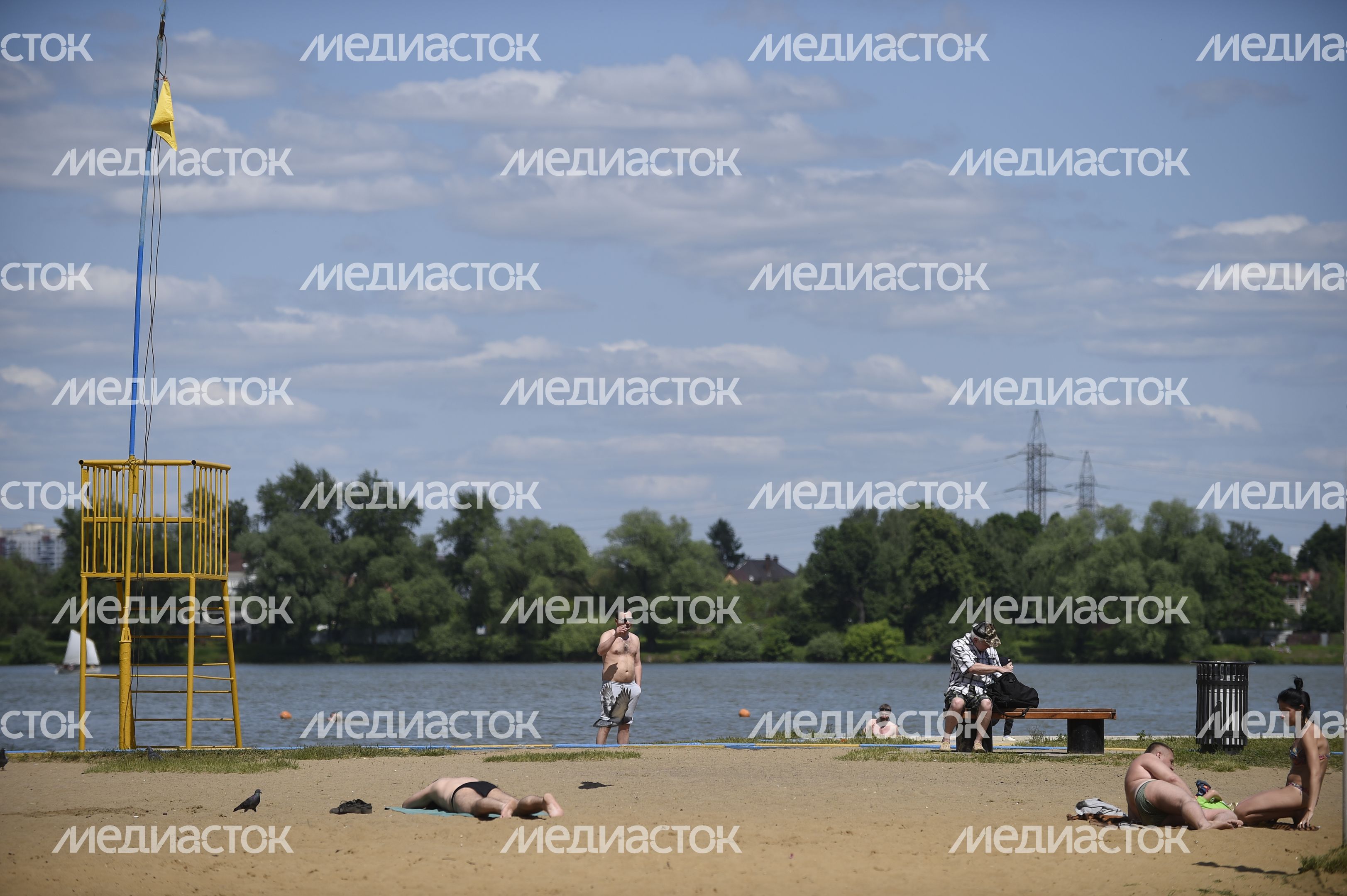 Начало купального сезона в Москве