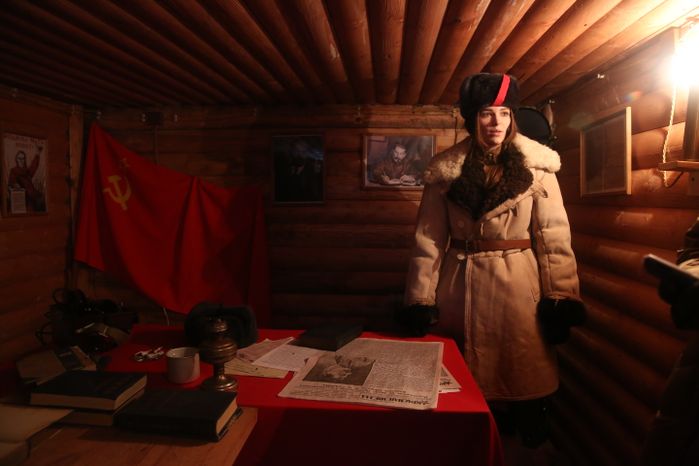Партизанская деревня в парке «Патриот»