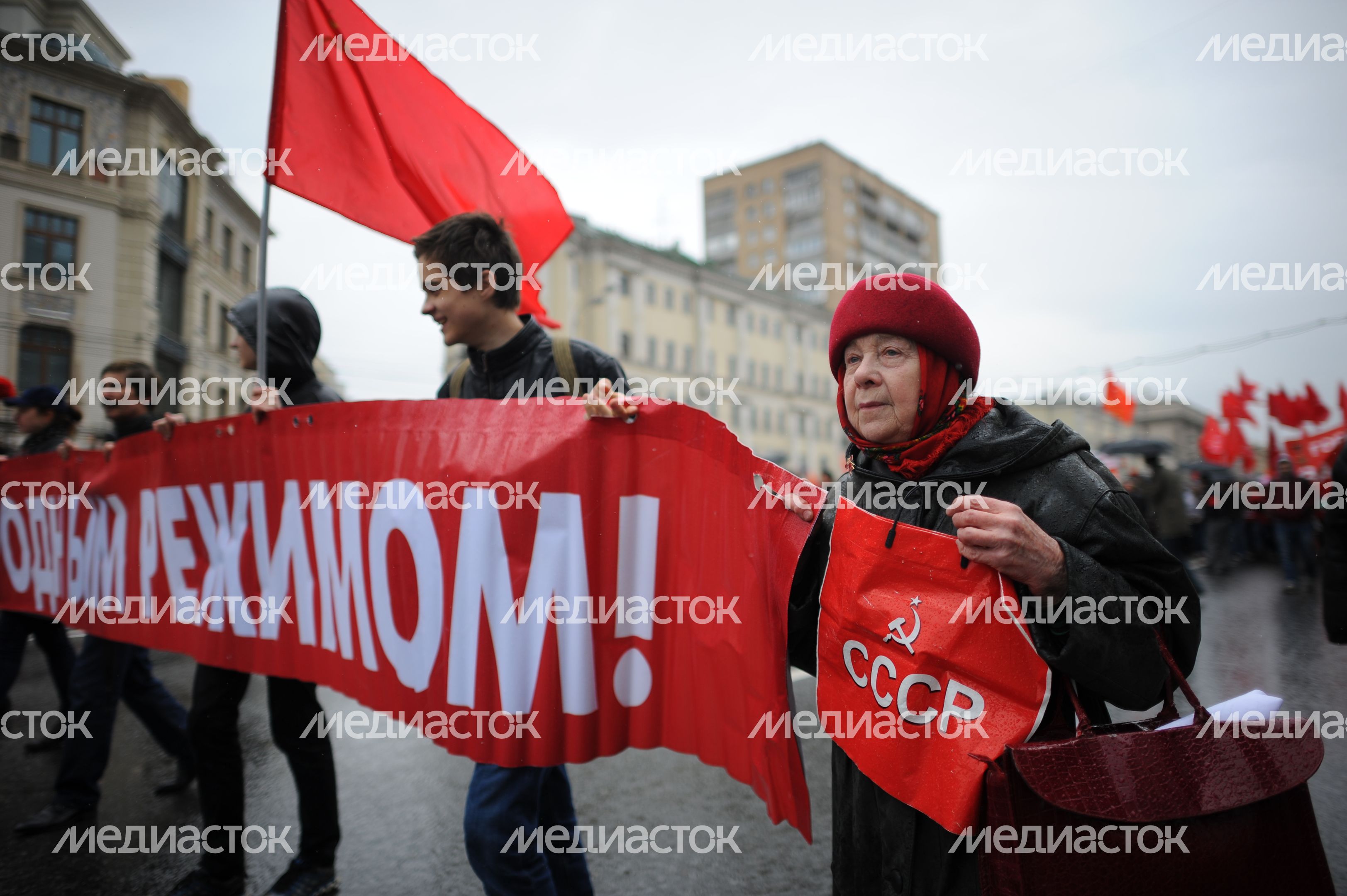 Первомайская демонстрация в Москве Первомайская демонстрация в Москве