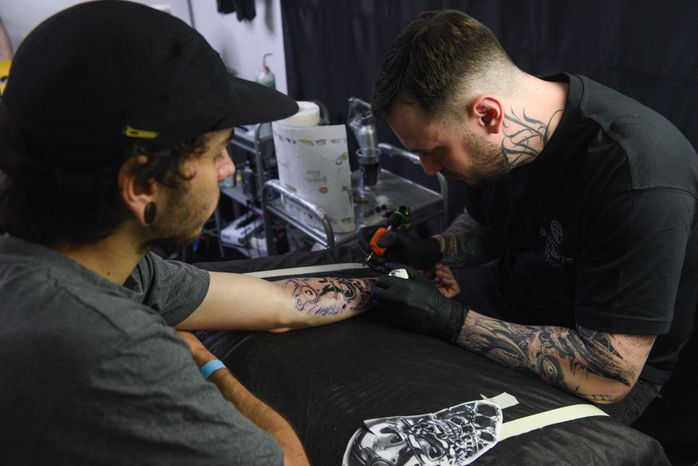 Открытие фестиваля «Russian Tattoo Expo» в Москве