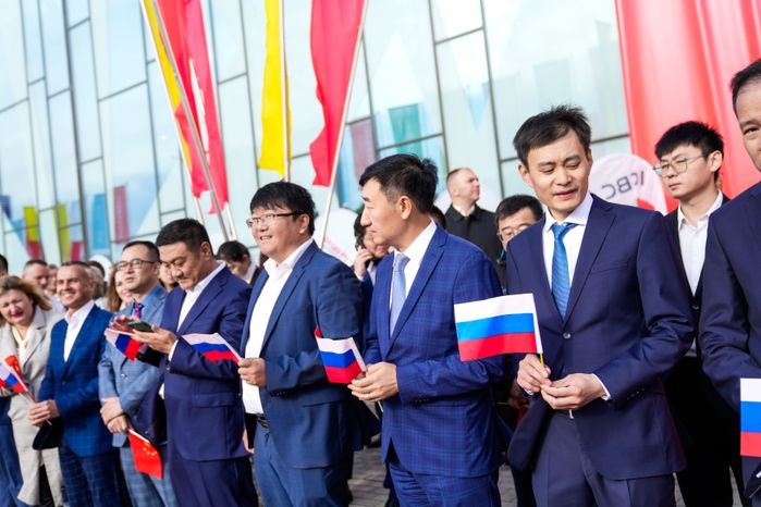 Открытие ТВК автомобилей и техники бизнес-парка "Гринвуд" в Красногорске