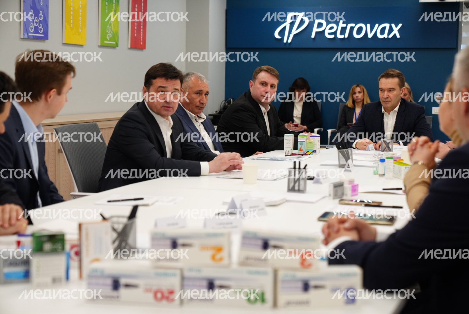 Встреча губернатора с фармпроизводителями Подмосковья