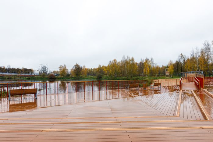 Городской парк культуры и отдыха г. Ивантеевка осенью