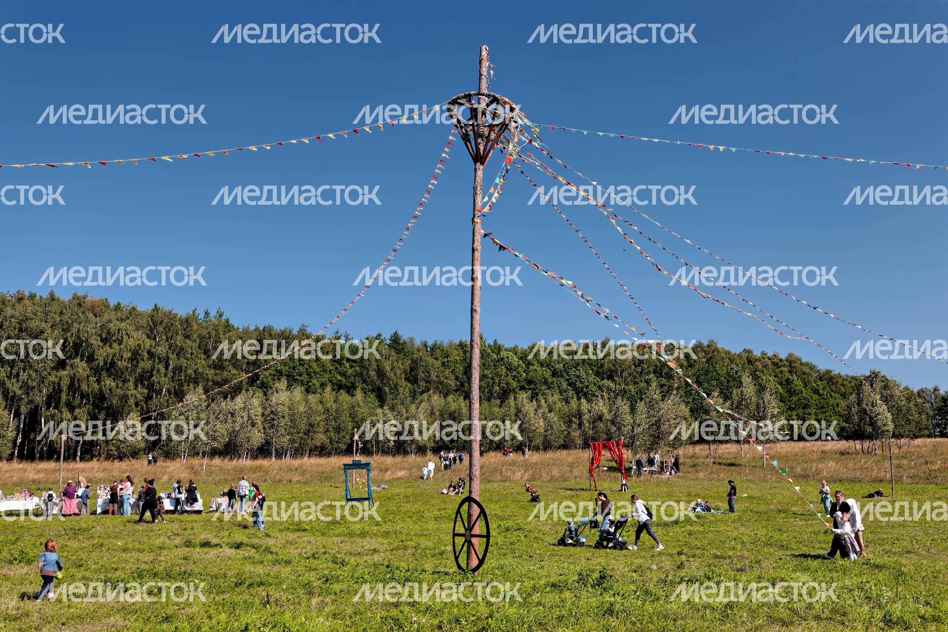 Этнический фестиваль «Там, где цветет папоротник» в лесопарке «Городской лес» Домодедово
