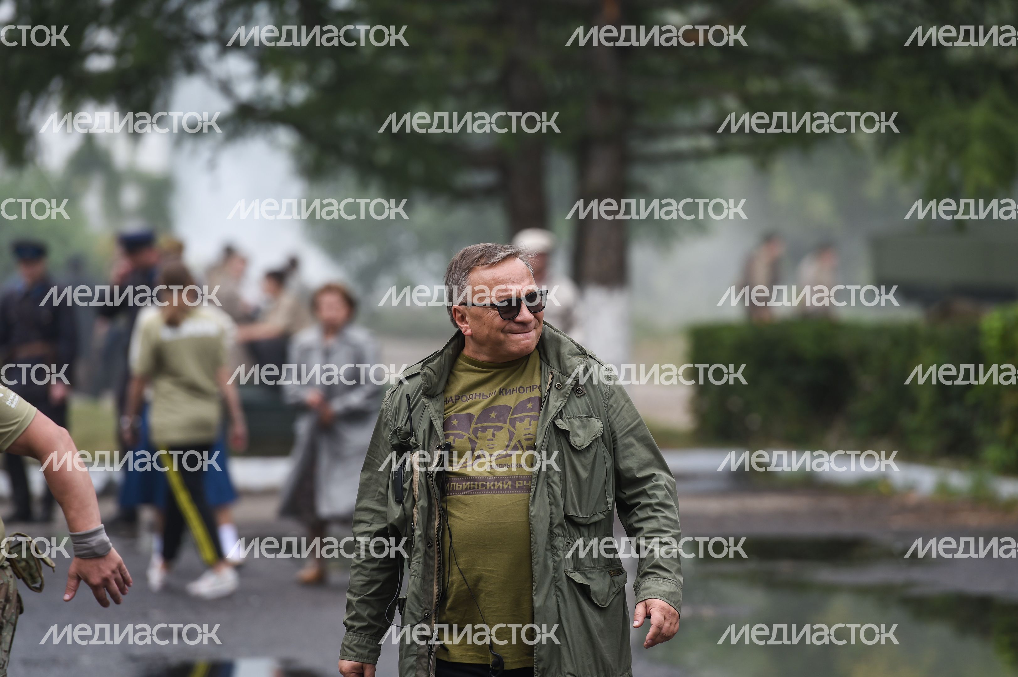 Андрей Воробьев посетил съемочную площадку фильма Ильинский Рубеж