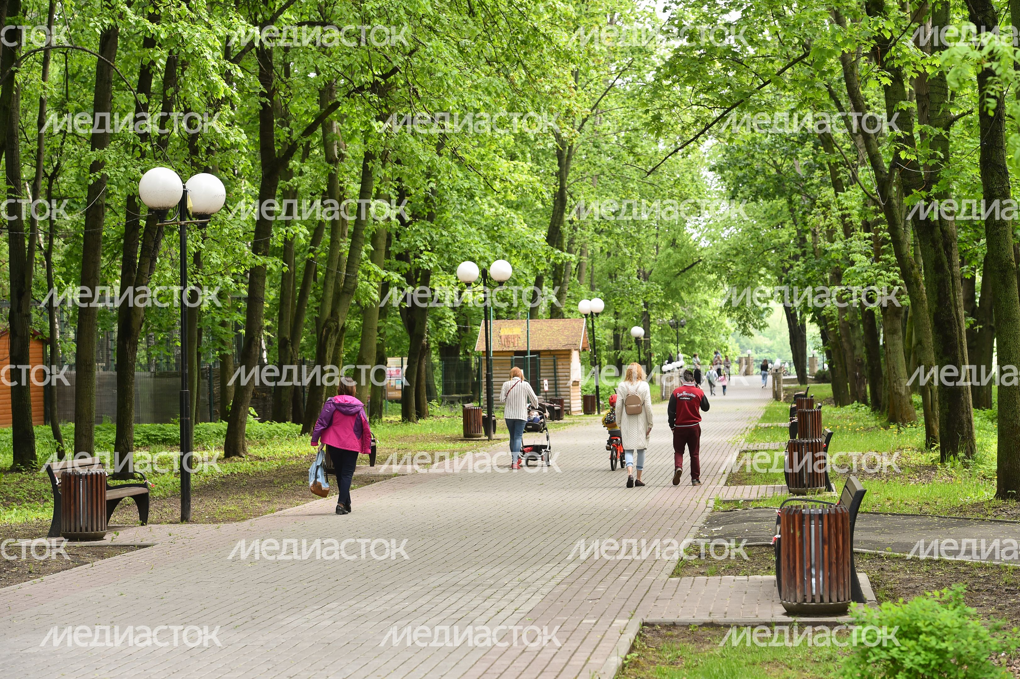Открытие парков в Подмосковье