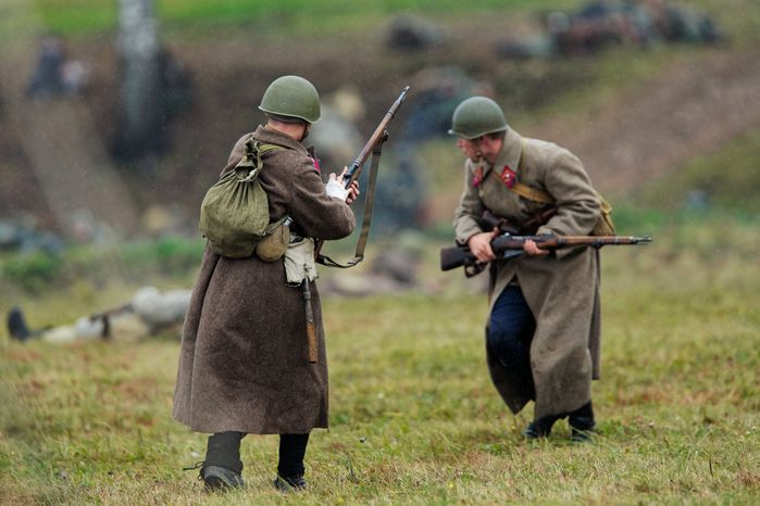Военно-исторический фестиваль «Москва за нами. 1941 год» на Бородинском поле