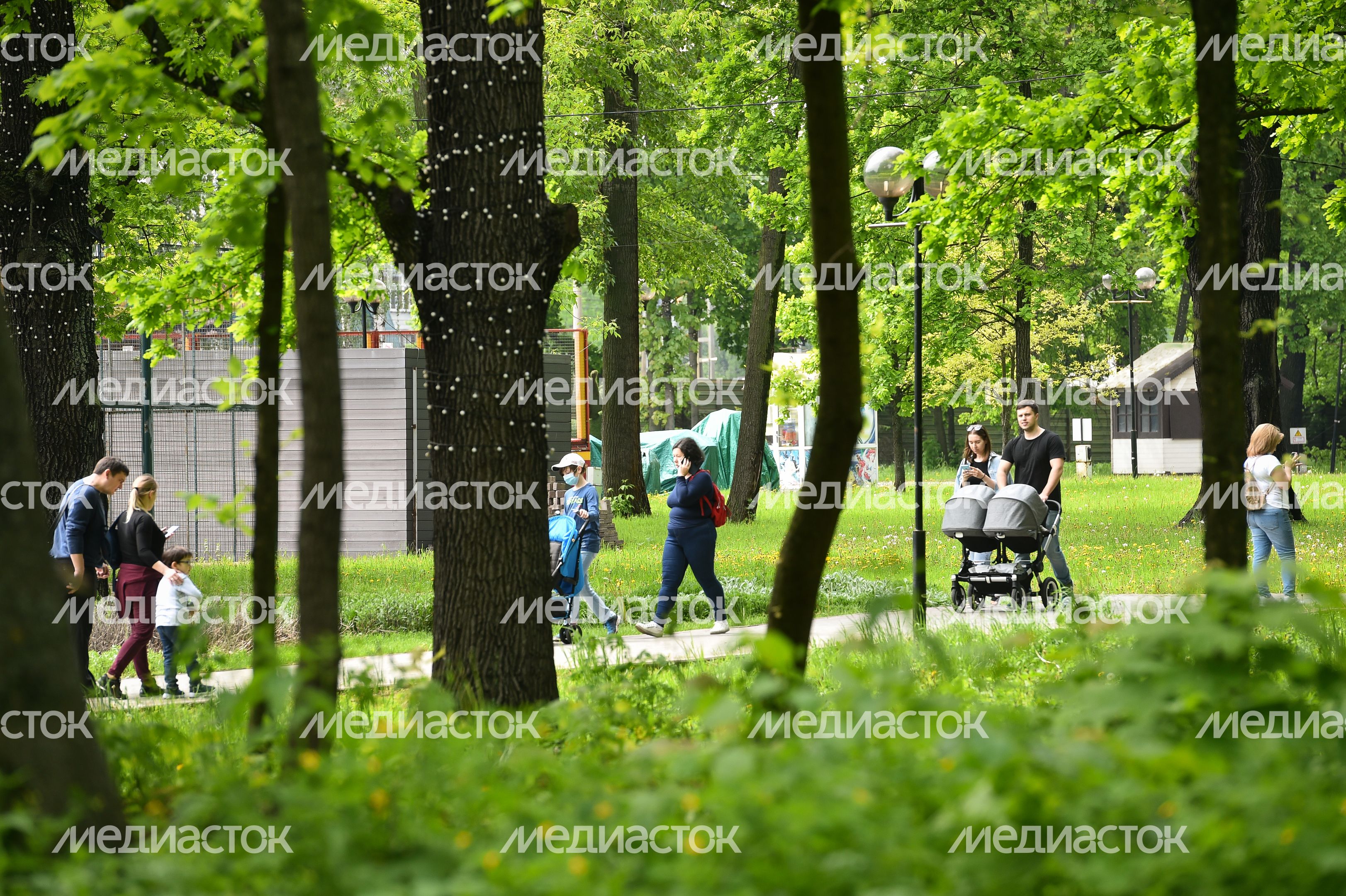 Открытие парков в Подмосковье