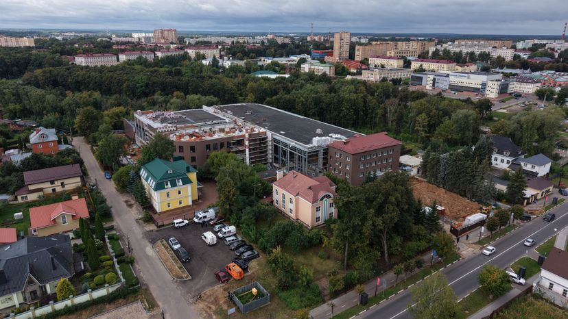 В Клину продолжается масштабная реконструкция спортшколы олимпийского резерва
