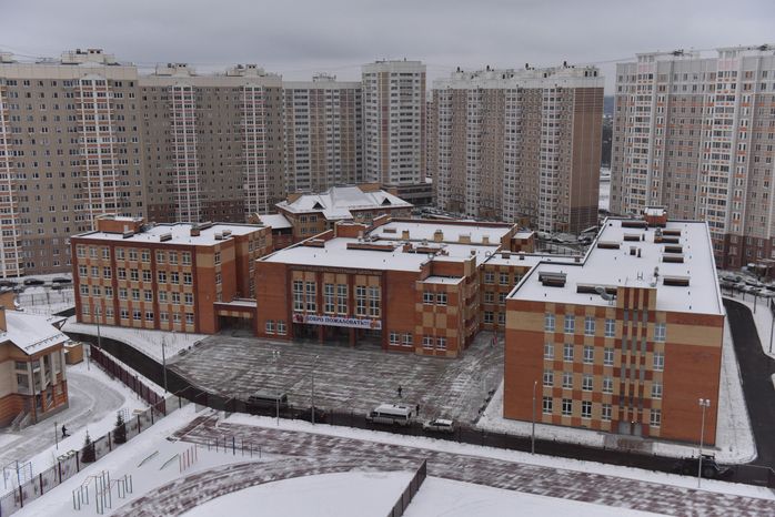 МОУ СОШ №35 г. Подольск. Первый день учебного процесса школе.