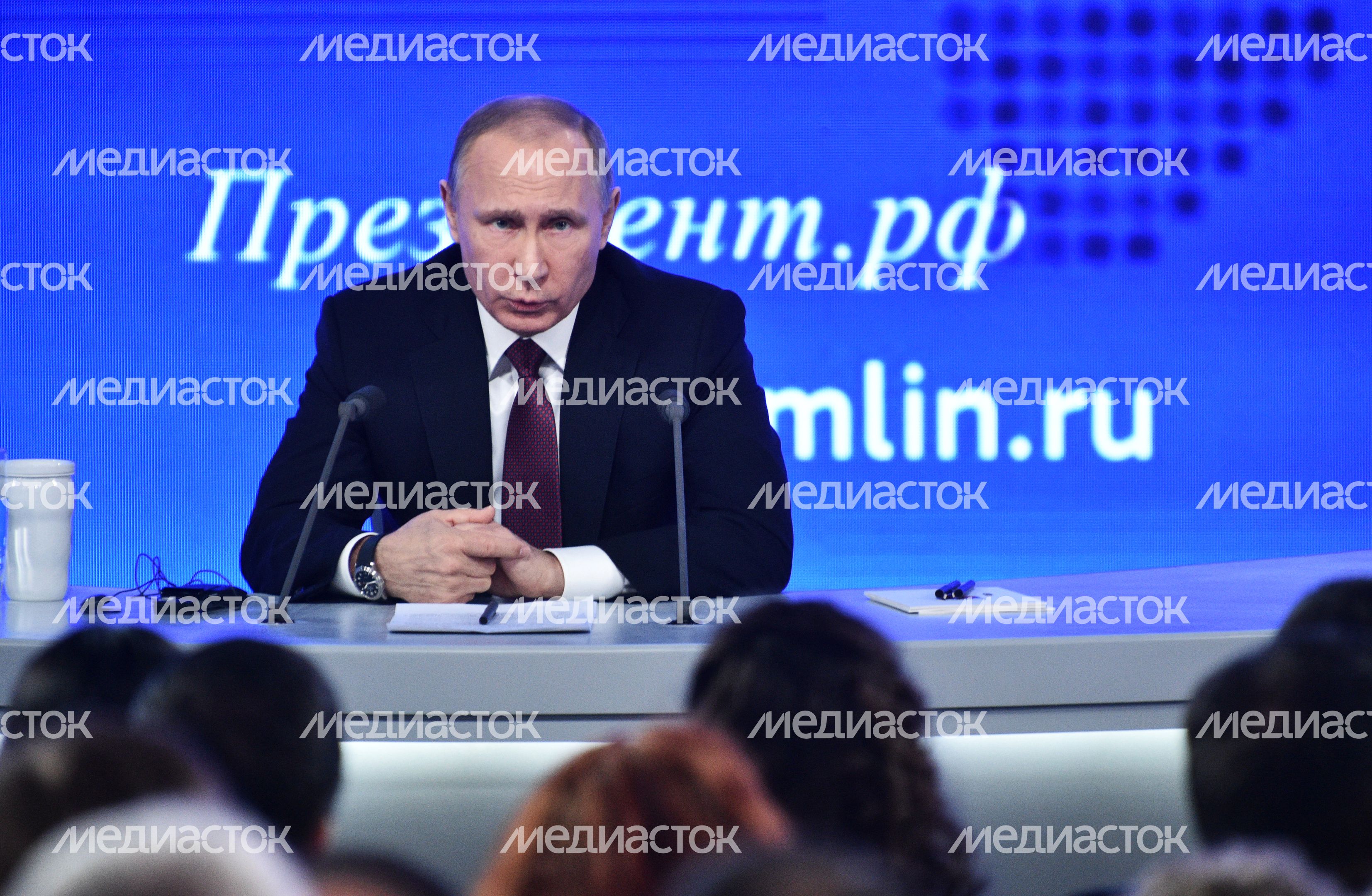 Пресс-конференция Владимира Путина