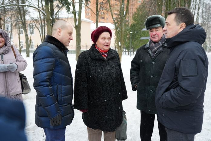 Проверка Губернатором Центрального парка культуры и отдыха в Пушкино