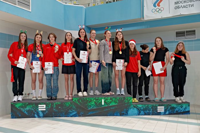 Награждение победителей Чемпионата Московской области по плаванию в Рузе