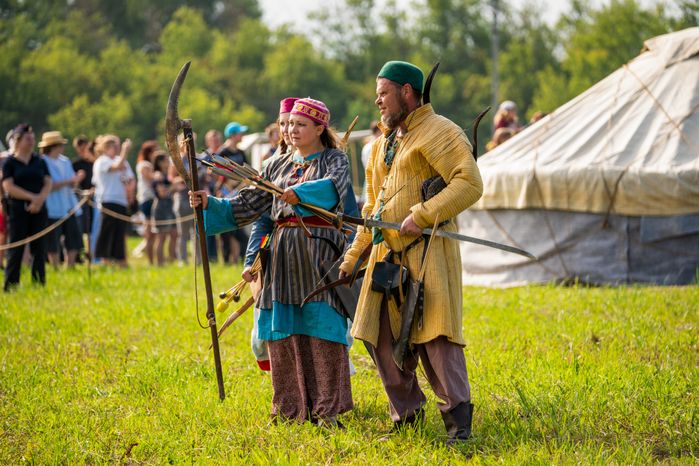 Эпоха Древней Руси XVI века на фестивале «Гуляй город» в округе Чехов