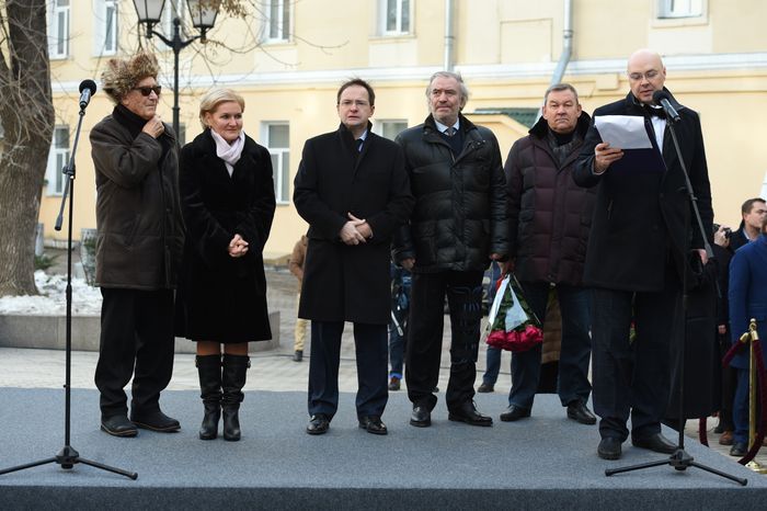 Церемония открытия памятника Майе Плисецкой