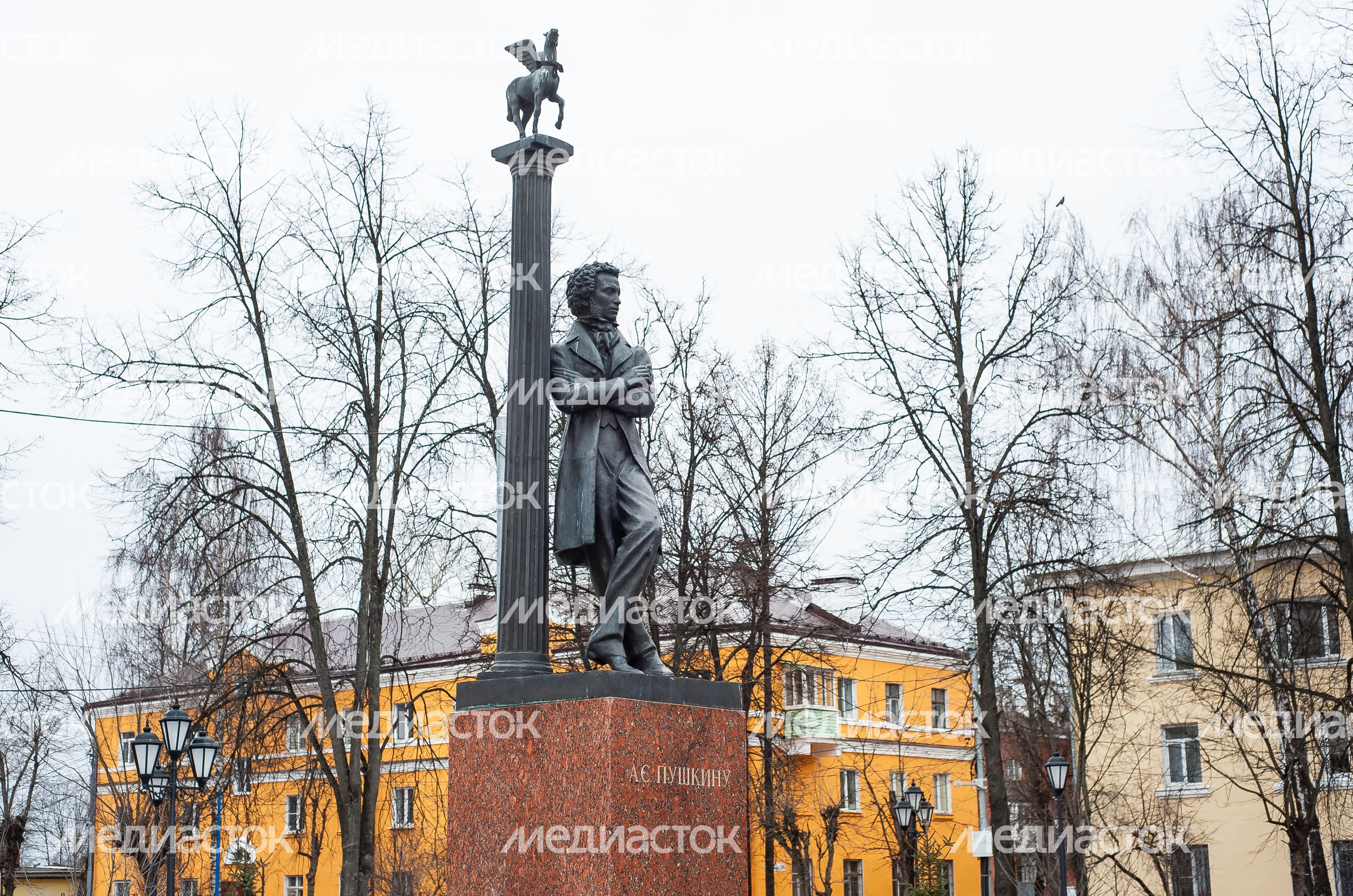 Зимние виды города Щелково