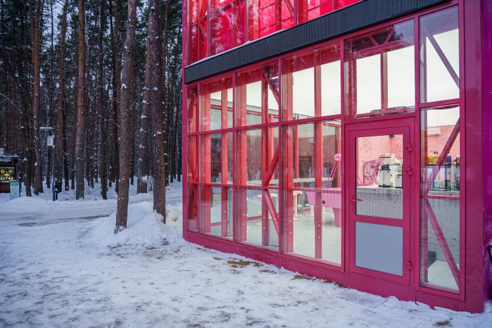 Домодедово. Арт-объект «Кубикус» в парке «Елочки»