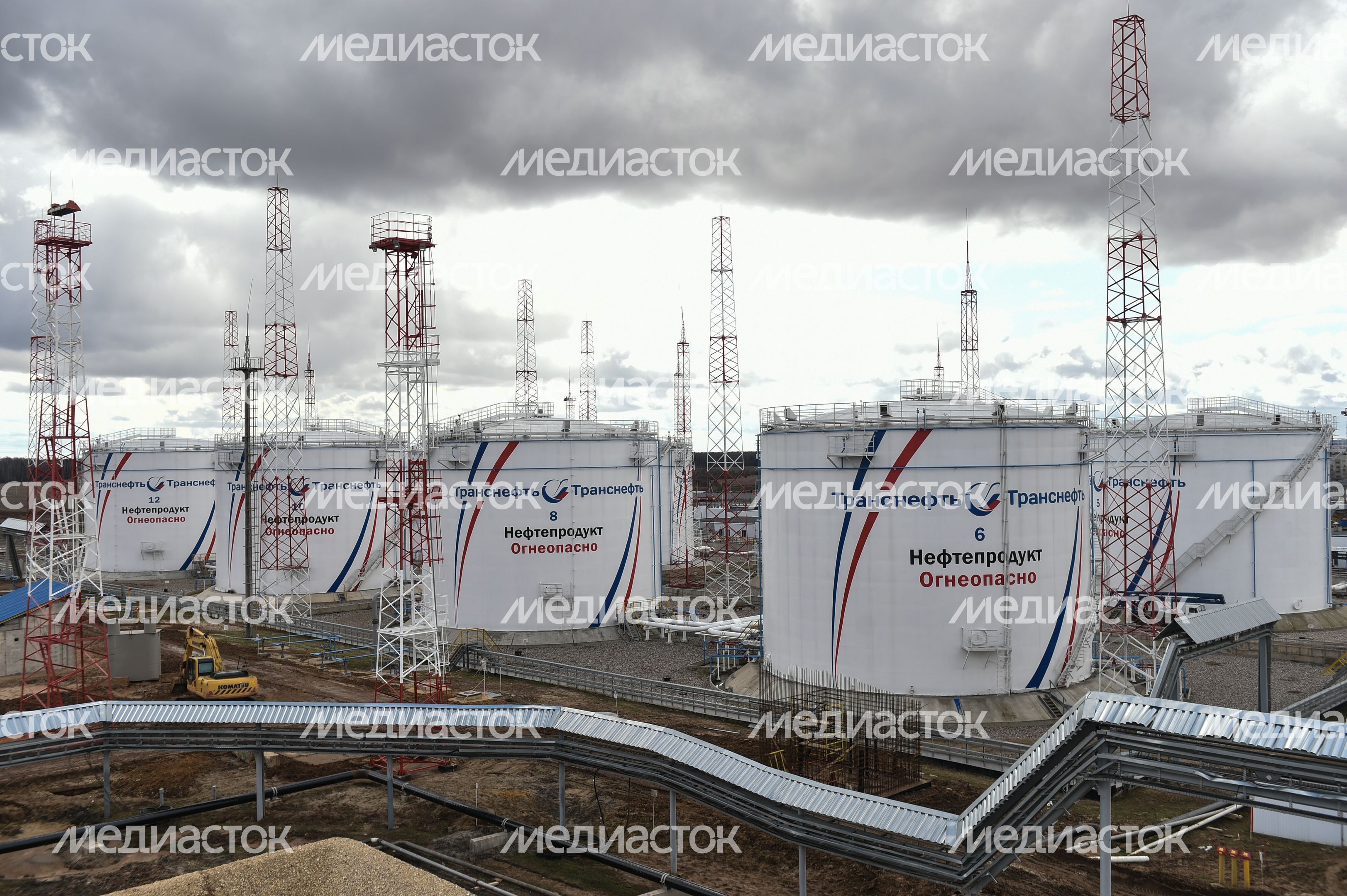 Нефтебаза РОСНЕФТЬ в Подмосковье