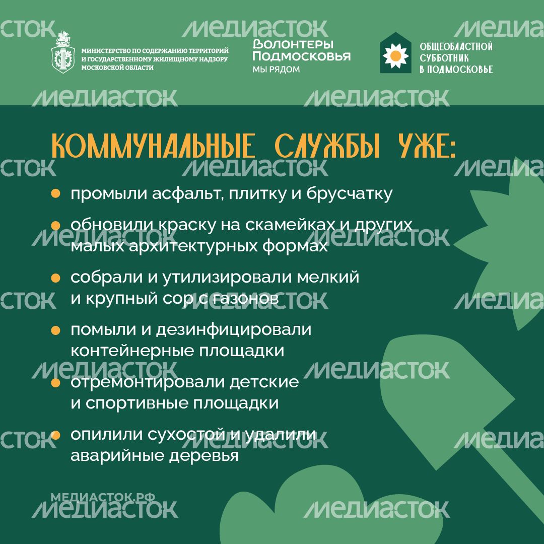 Субботник в Подмосковье 2026 Квадрат 03
