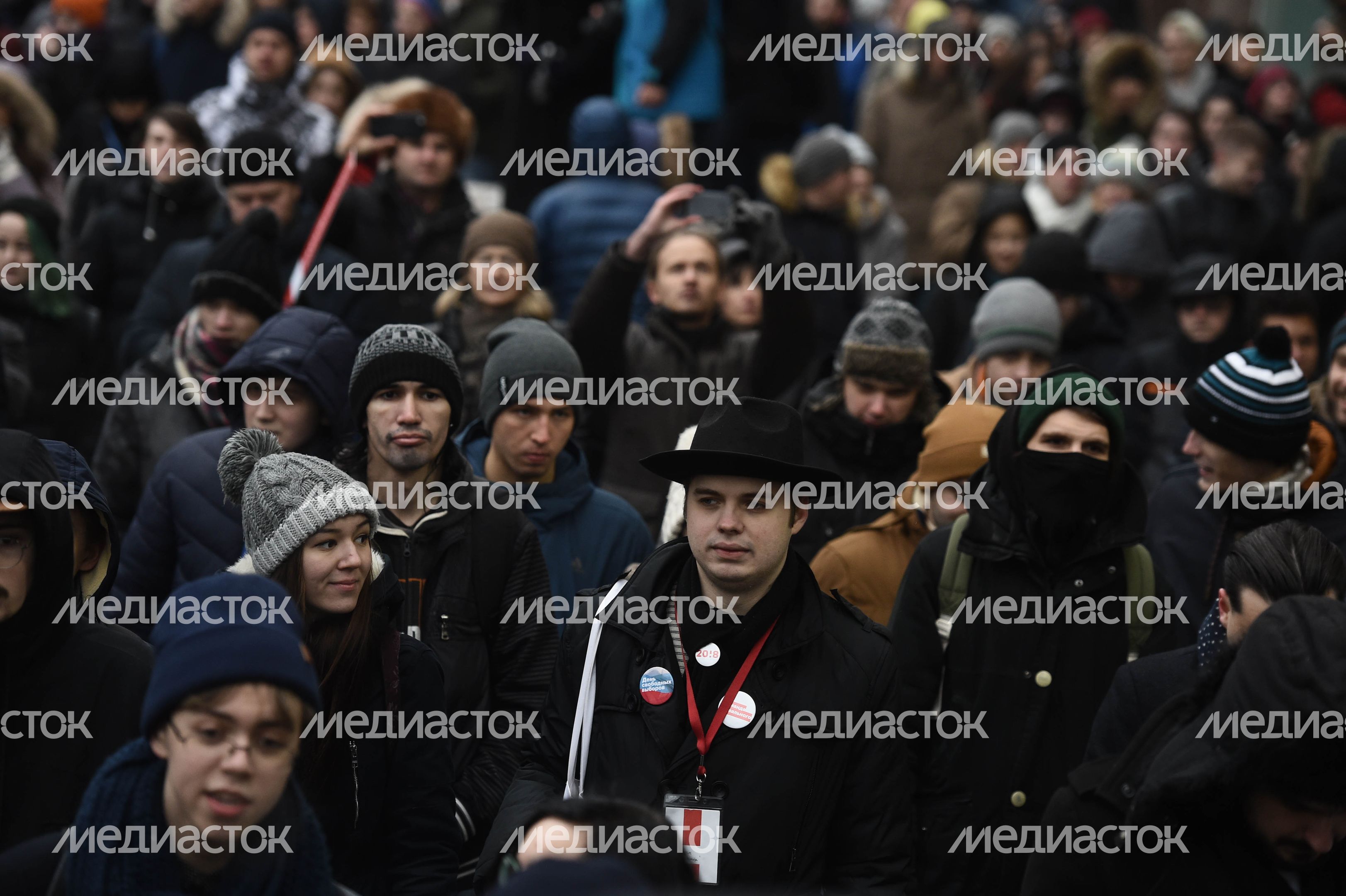 Несанкционированная акция в Москве, 28.01.2018 Несанкционированная акция в Москве, 28.01.2018