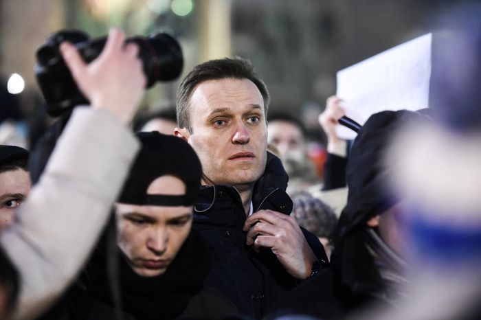 Акция в память о погибших в Кемерове на Пушкинской площади в Москве