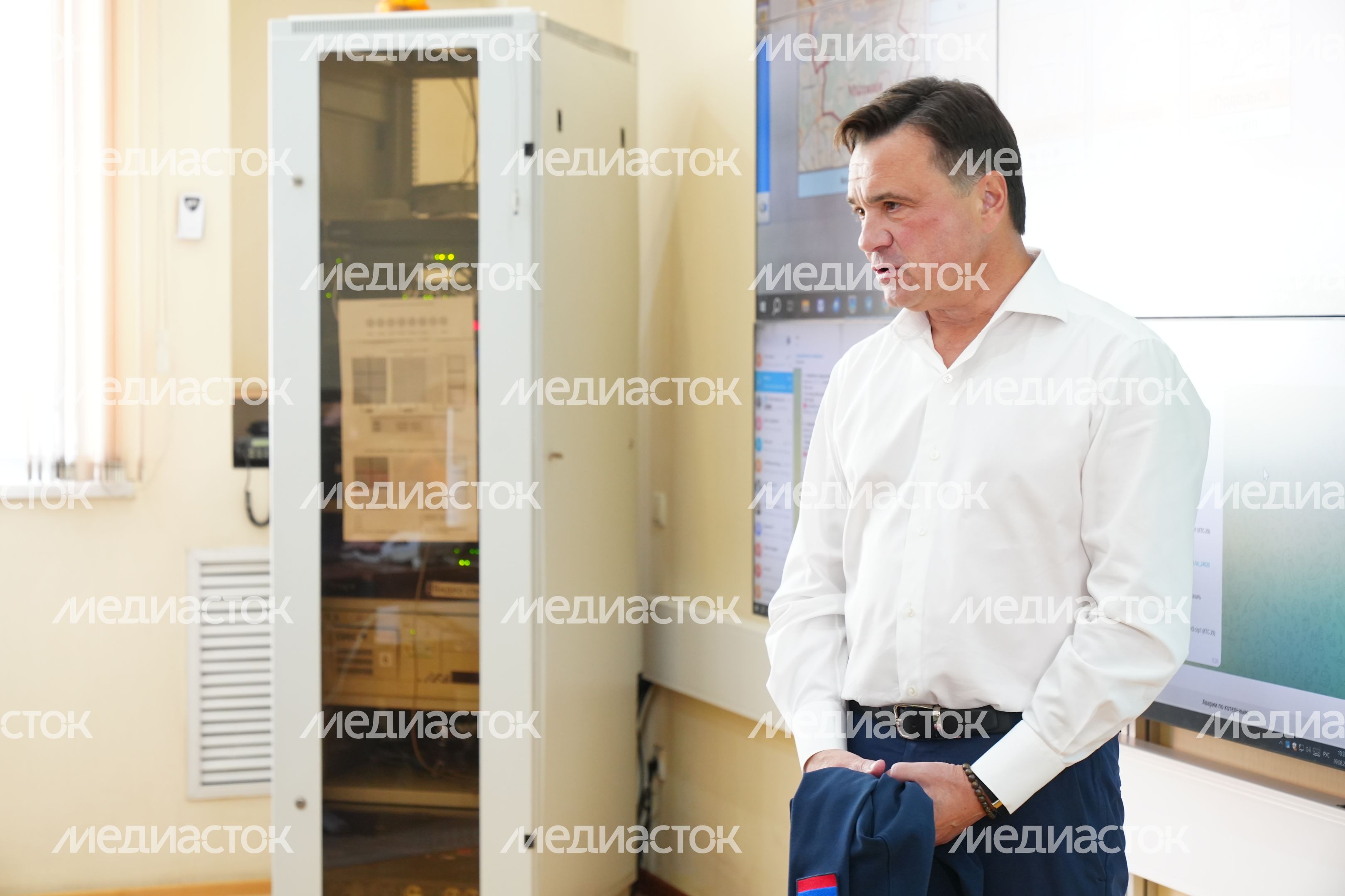 Андрей Воробьев проверил работу диспетчерского центра "Мытищинской теплосети" Андрей Воробьев проверил работу диспетчерского центра "Мытищинской теплосети"