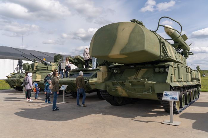 Зенитный ракетный комплекс "Бук М1" на Музейной площадке №1 парка «Патриот»